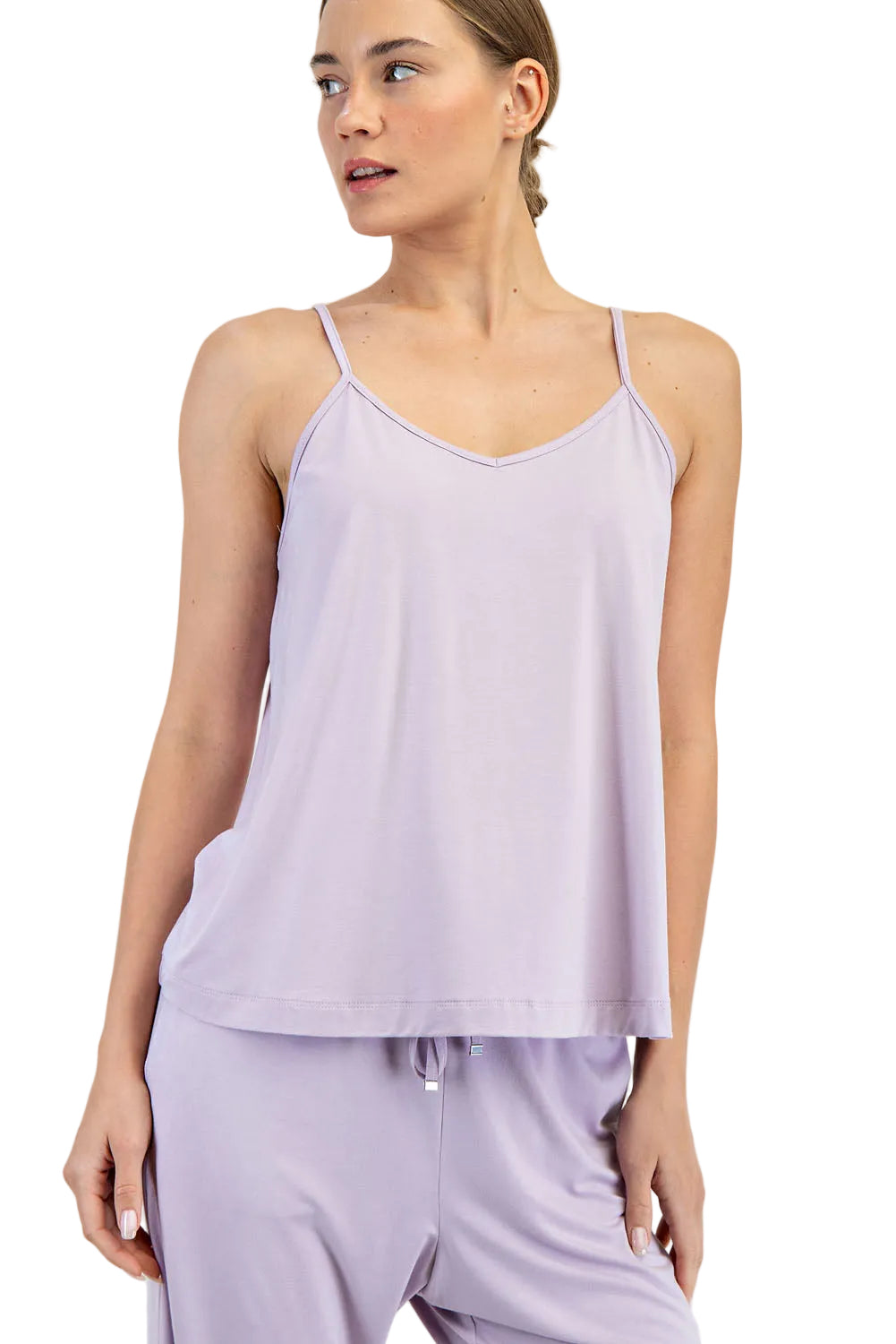 VISCOSE MODAL V NECK CAMI
