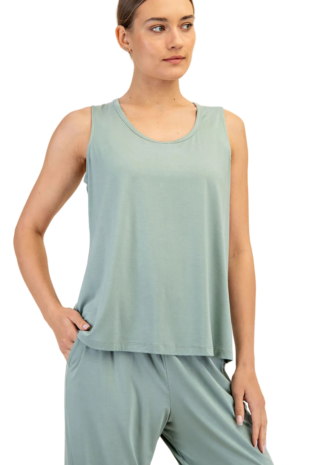 VISCOSE MODAL SLEEVELESS TANK