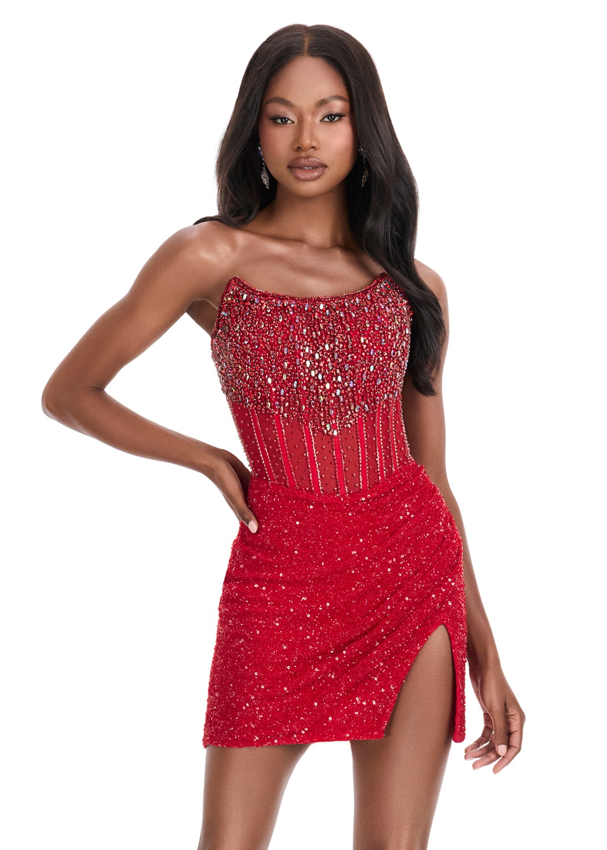 ASHLEYlauren 4564 | Red