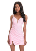ASHLEYlauren 4860 | Ice Pink