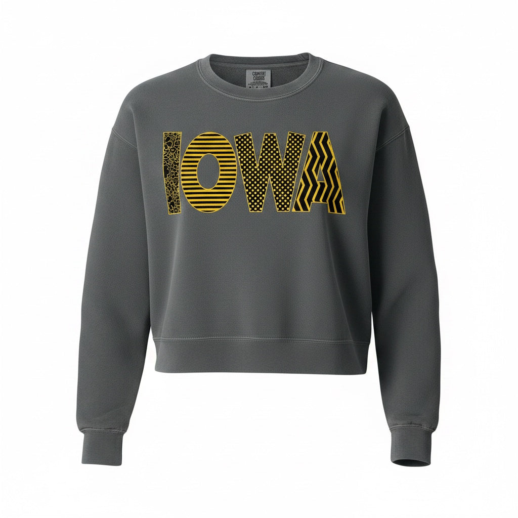 Iowa Mid-Length Crewneck Sweatshirt