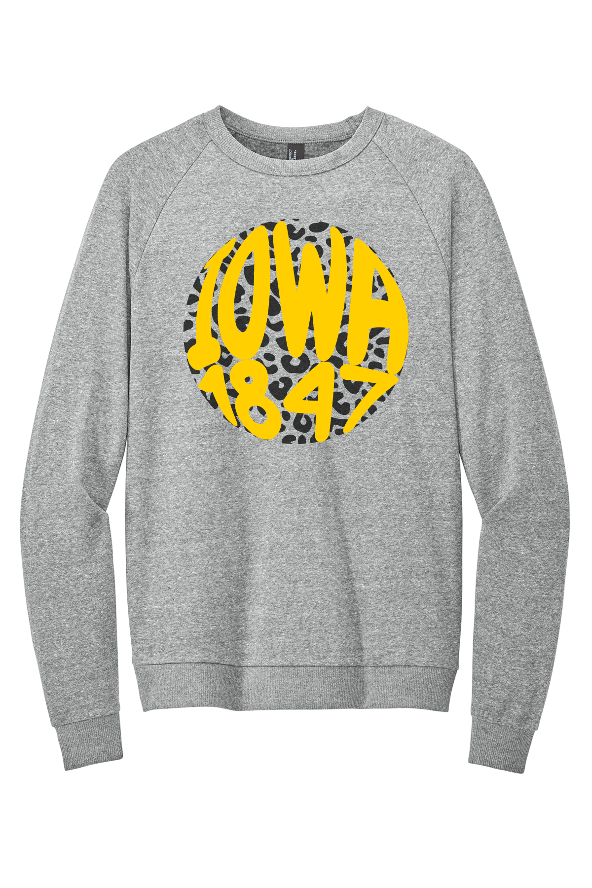 Iowa Tri-Blend Crew Neck Sweatshirt