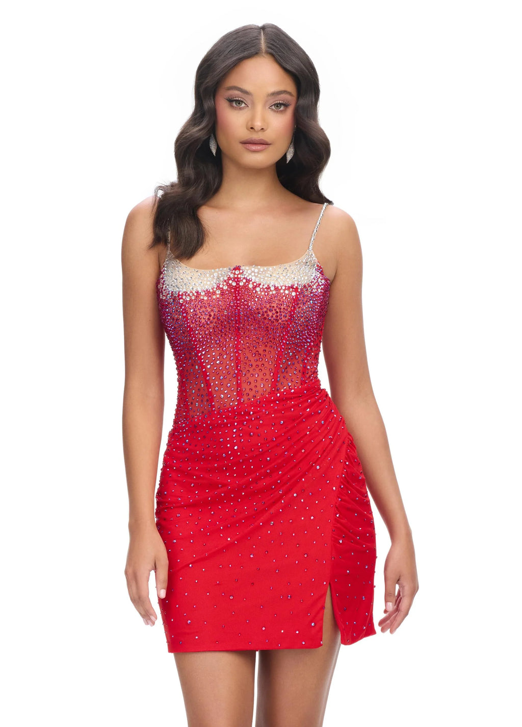 ASHLEYlauren 4690 | Red