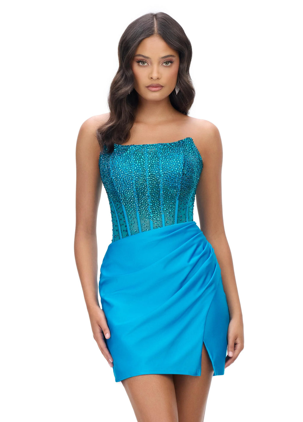 ASHLEYlauren 4686 | Turquoise