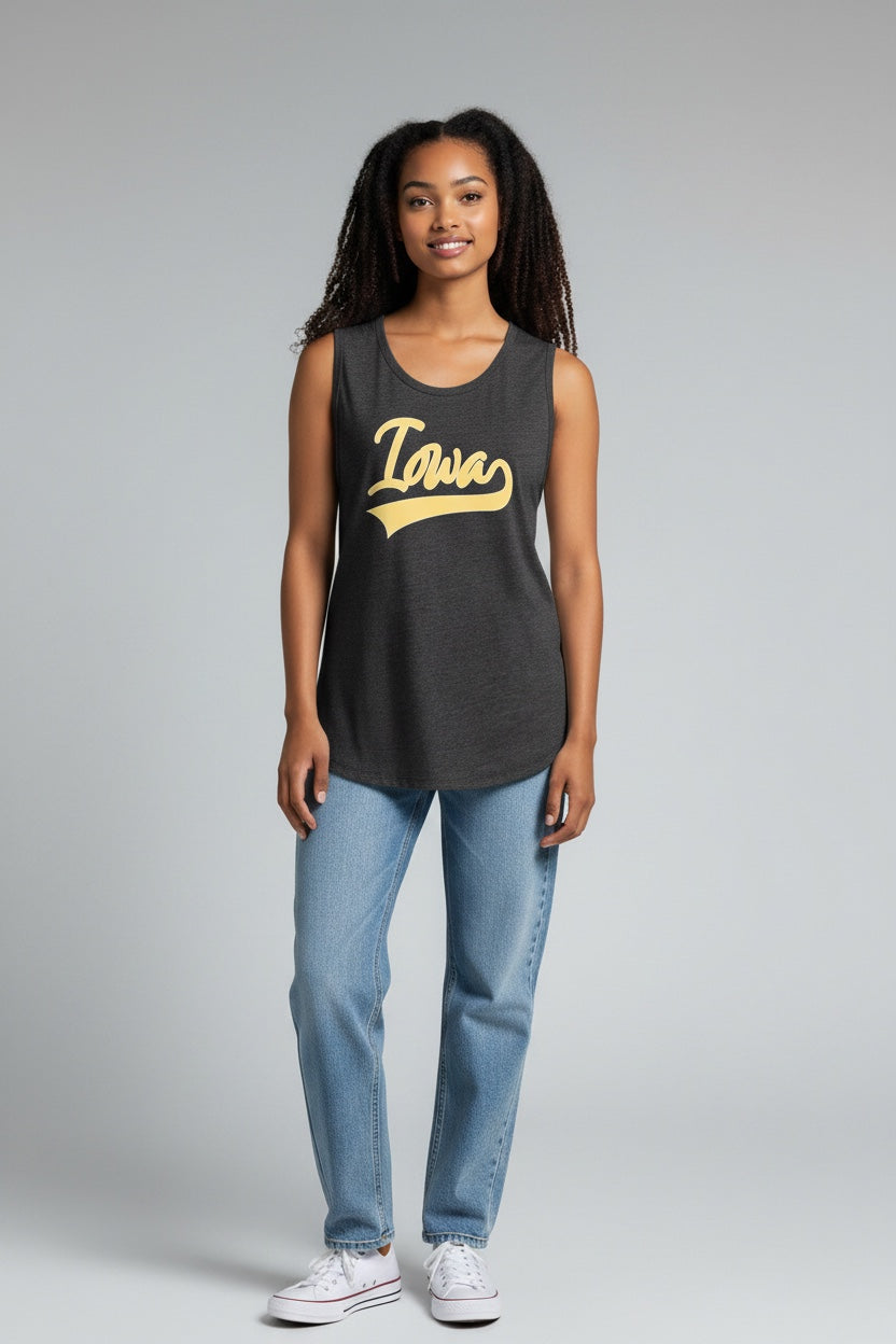 Iowa Jersey Muscle Tank