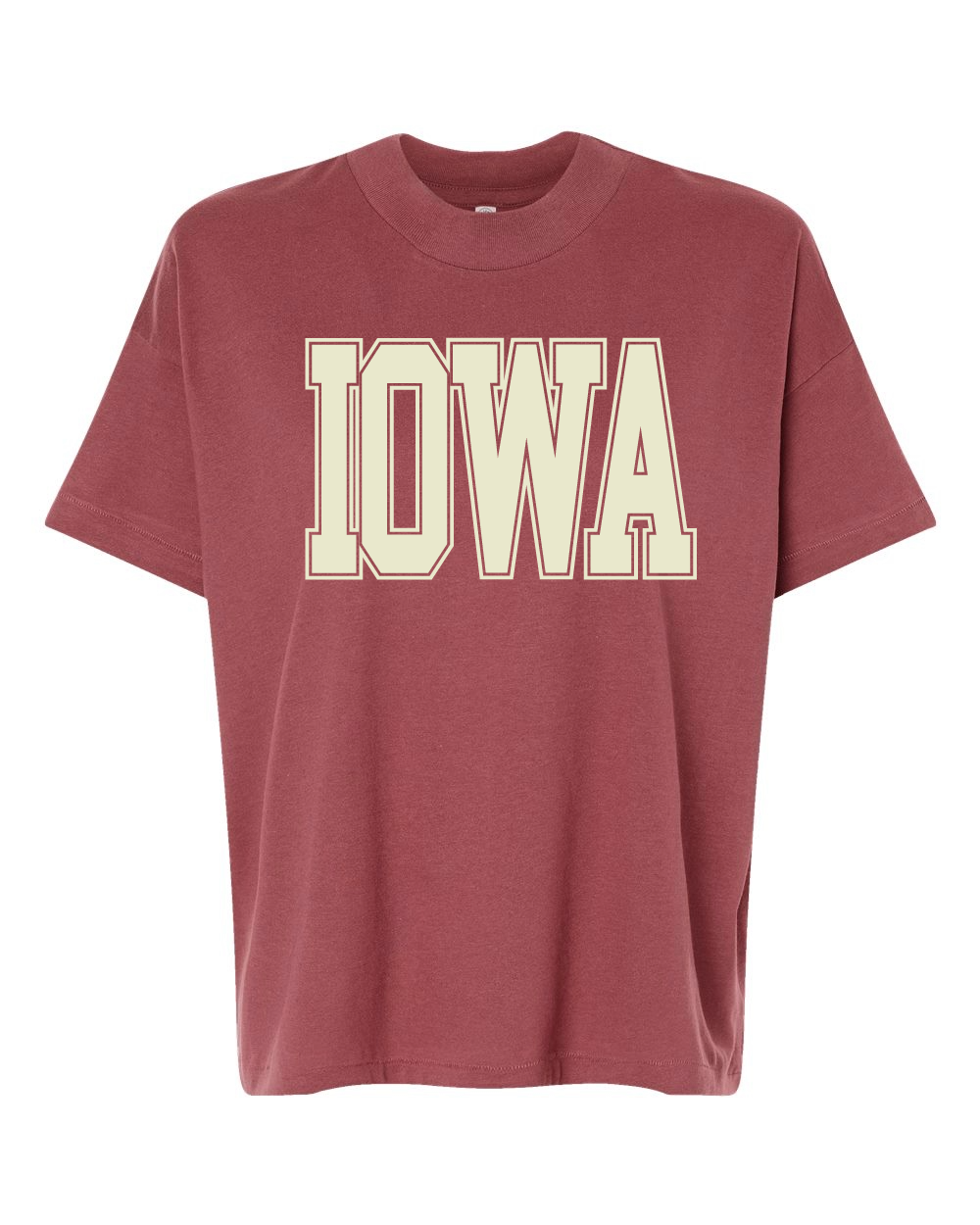 Iowa High-Low Short Sleeved Tee