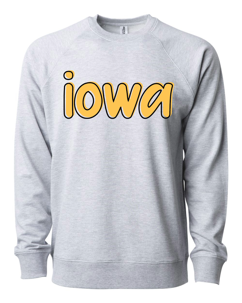 Iowa Puff Print Crew Neck
