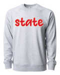 Iowa State Puff Print Crew Neck