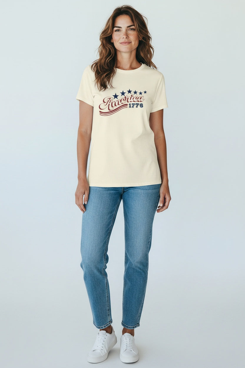 America 1776 Heavyweight Jersey T-Shir