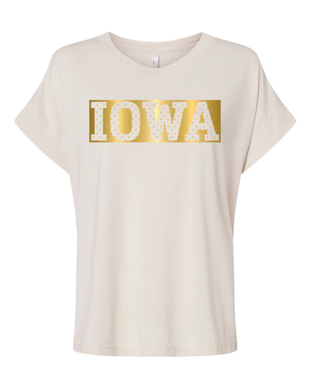 Iowa Vintage Wash Metallic Tee