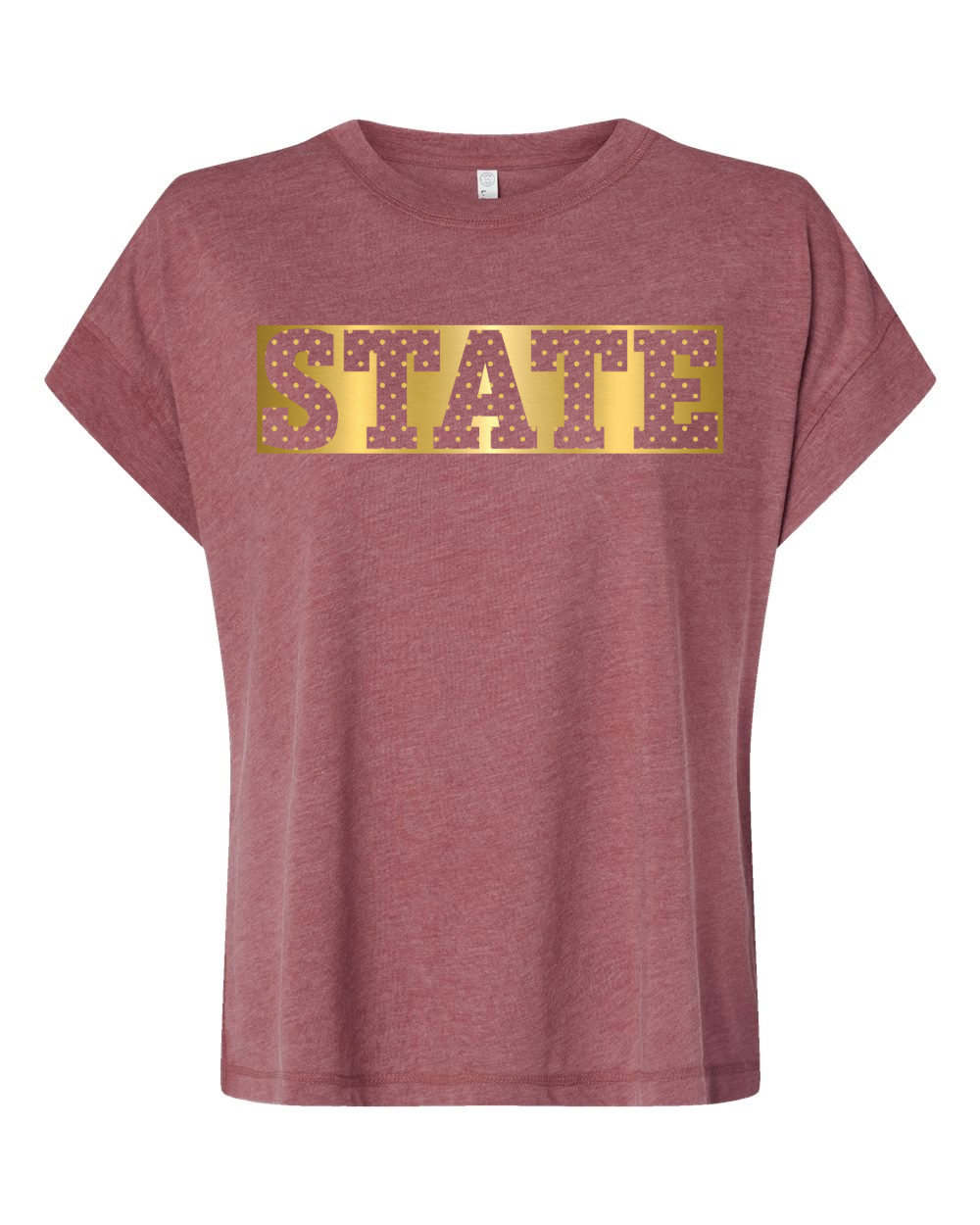 Iowa State Vintage Wash Metallic Tee