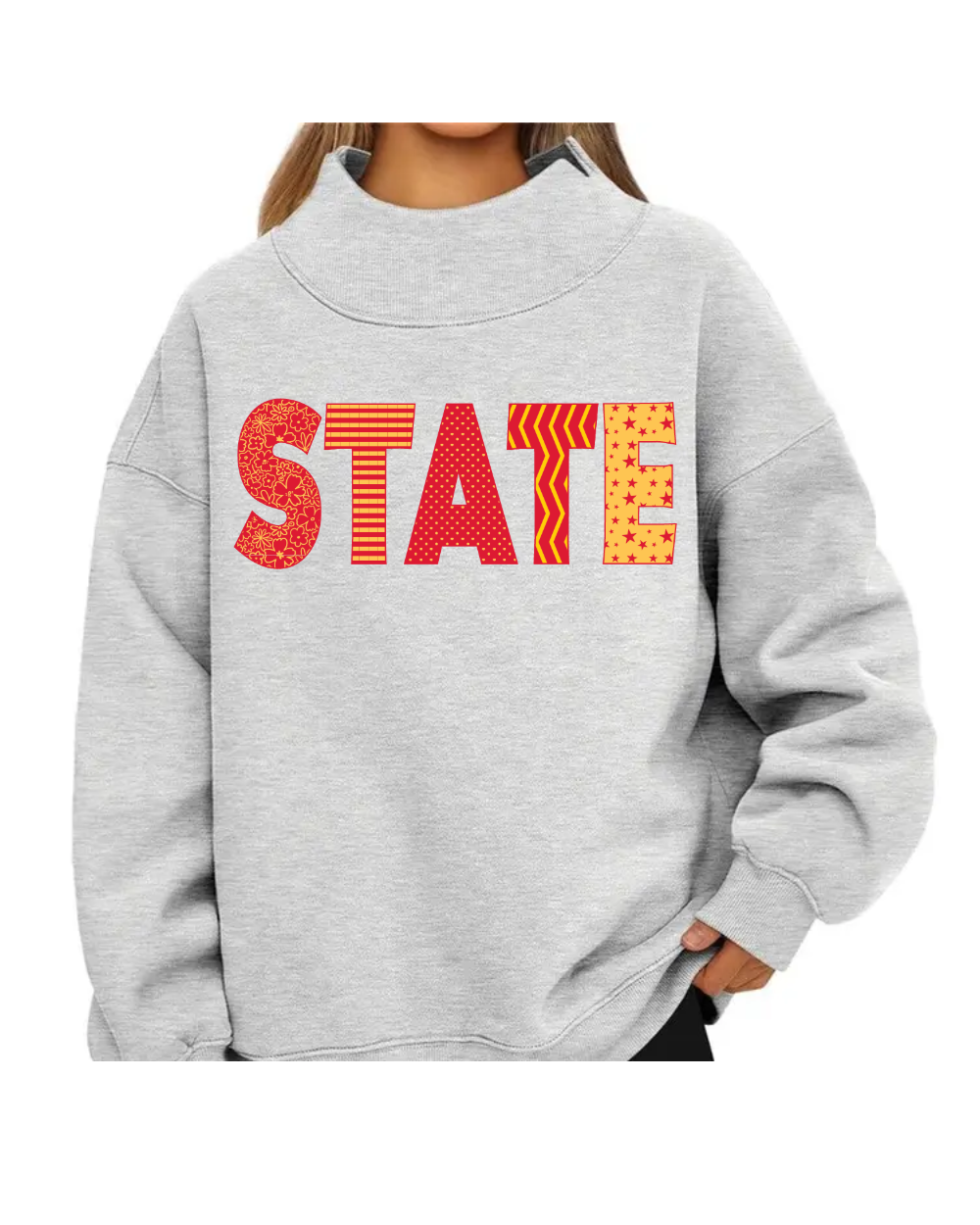 Iowa State Mock Neck Sweatshirt