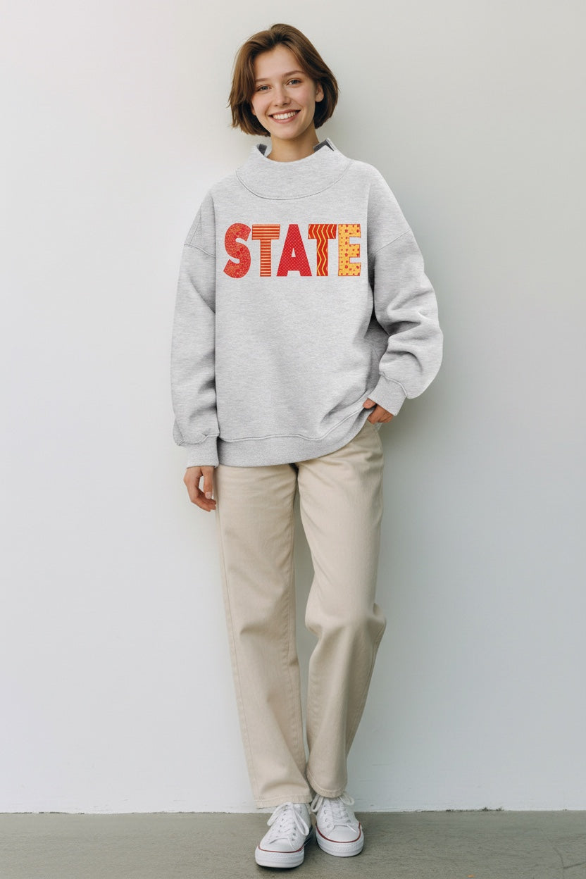 Iowa State Mock Neck Sweatshirt