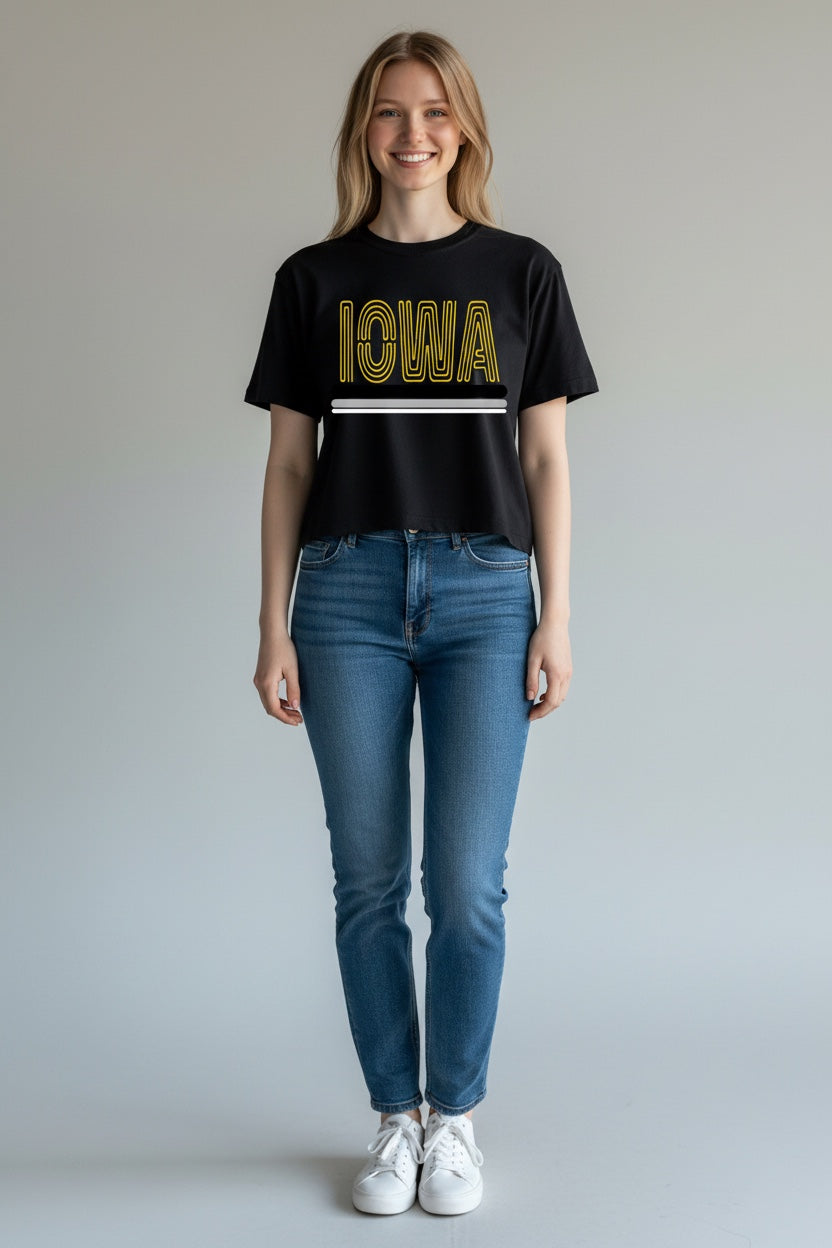 Iowa Retro Boxy Tee