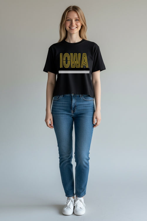 Iowa Retro Boxy Tee