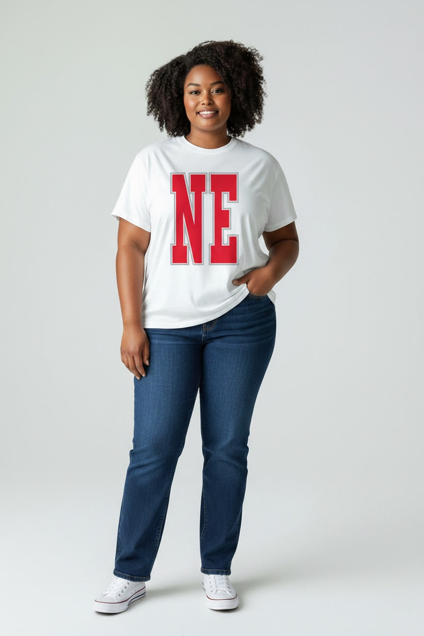 Nebraska Block Heavyweight Tee