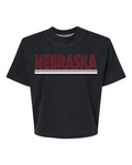 Nebraska Retro Boxy Tee