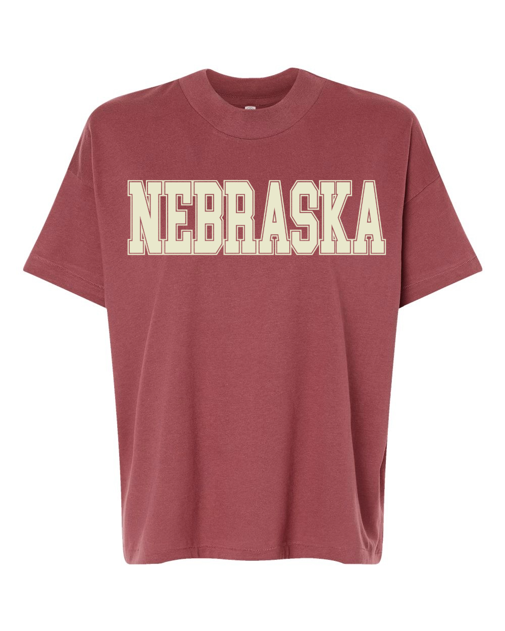 Nebraska High-Low Short Sleeved Tee